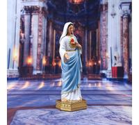 Statua Maria in resina Santa Madre Maria Poly Figurine Gesù Santo per la