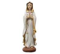Statua Maria Rosa Mistica 30 cm resina
