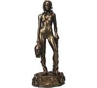 Statua Medusa con testa di Perseo Me Too Movimento, effetto bronzo, 33 cm