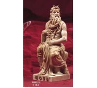 Statua Mosè di Michelangelo 18,5 cm in resina by Paben