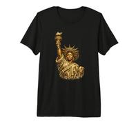 Statua Nera della libertà, USA, Mese della Storia Nera Maglietta Premium