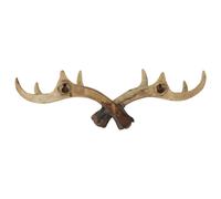 Statua nordica vintage corno di cervo decorativo gancio da appendere a parete re