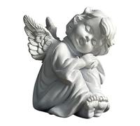 Statua ornamentale a forma di angelo, in resina, libreria, ornamento per soggiorno, decorazione per la casa, Udq250 (C, 10.00)