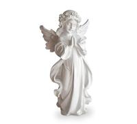 Statua ornamentale per angeli in preghiera da 12 pollici, sculture ornamentali angeliche per il giardino, statuette di scultura in resina angelica, per regali per interni e interni