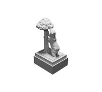 Statua Orso Madrid El Oso y Madroño Scultura Stampata 3D Decoro Casa