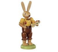 Statua Pasqua Coniglietto Pittore di Colore Lassiert Piccolo Altezza 11cm Nuovo