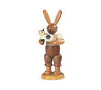Statua Pasqua Coniglio Con Gatto Natura Piccolo Altezza 11cm Nuovo Pasquale