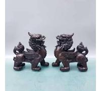 Statua Pixiu in rame puro Feng Shui, statuetta in bronzo Pixiu, statua di drago bestia, statua di spiriti maligni, amuleto, simbolo di ricchezza per una buona protezione, decorazione per la casa.