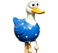 Statua Pollo Cartone Animato in Resina con Gambe Lunghe Robuste per Spazio Inter