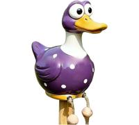 Statua Pollo Cartone Animato in Resina con Gambe Lunghe Robuste per Spazio Inter