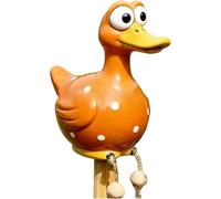 Statua Pollo Cartone Animato in Resina con Gambe Lunghe Robuste per Spazio Inter