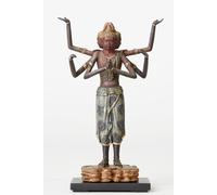 Statua Polystone Ashura Isumu TanaCOCORO Immagine Buddha 180Hx110Wx61Dmm