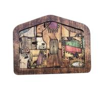 Statua puzzle in legno - Puzzle presepe con decorazioni di sculture di design in legno bruciato per la casa educativa per bambini e adulti.