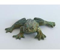 Statua rana (bronzo) - statuetta rana bronzo piccola statuetta 5 cm / 2"