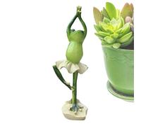 Statua Rana - Statua decorativa di rane | Immagina l'immaginazione con questa statua di rane come elegante decorazione per balletto che migliora la decorazione come pezzo speciale per tavoli o