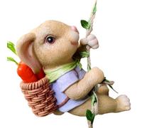 Statua realistica della lepre rampicante della resina della decorazione esterna della statua dell'esposizione di facile installazione per l'iarda dell'albero dipinta a mano