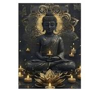 Statua religiosa del loto - Puzzle 700 Pezzi - puzzle Fai da te, Intrattenimento Creativo, Puzzles Classico Arte,Regalo per Adulti dai 14 anni 52 x 38 cm