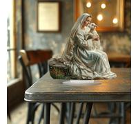 Statua religiosa della statuetta della Beata Maria, ornamento da tavolo per