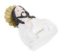 Statua religiosa di Gesù: scultura in resina di Gesù a mezzo busto, decorazione
