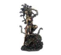 Statua resina bronzata di Medusa ht.27cm Italfama Firenze