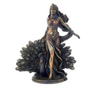 Statua resina bronzata Hera dea del matrimonio cm.26 Italfama Firenze