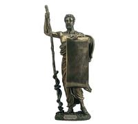 Statua resina bronzata Ippocrate h. 33.50 cm Italfama Firenze