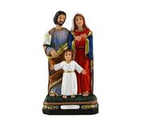 Statua sacra madre con bambino in resina statuetta cattolica design luce per collezionisti fedeli famiglia religiosa decorazioni per la casa statuetta