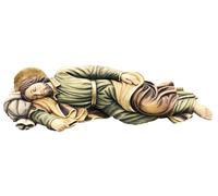 Statua Sacro Josef Sdraiato, Dormendo L 20 CM Josef Figura IN Legno Statua