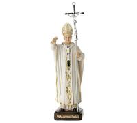 Statua San Giovanni Paolo II resina 12 cm