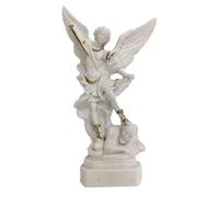 Statua San Michele Arcangelo 21 cm. Effetto Capodimonte
