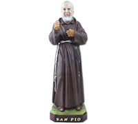 Statua San pio (Padre pio) di Pietrelcina in Resina cm 50 - Made in Italy