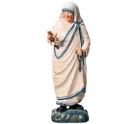 Statua Santa Madre Teresa H 20 CM Statua Figura IN Legno Di Legno Acero