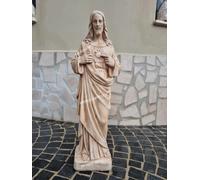 STATUA SCULTURA DEL SACRO CUORE DI GESù CRISTO PER ESTERNO DA GIARDINO ALT 80 CM