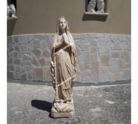 STATUA SCULTURA DELLA MADONNA DI LOURDES VERGINE MARIA PER ESTERNO GIARDINO H 80