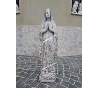 STATUA SCULTURA DELLA MADONNA DI LOURDES VERGINE MARIA PER ESTERNO GIARDINO H 80