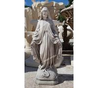STATUA SCULTURA DELLA MADONNA IMMACOLATA 52CM IN CEMENTO PER ESTERNO DA GIARDINO