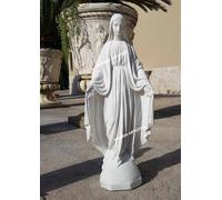 STATUA SCULTURA DELLA MADONNA IMMACOLATA IN CEMENTO PER ESTERNO DA GIARDINO H 75