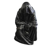 Statua seduta del, statua del fantasma senza volto, Figurina in resina gotica di Black Robe Walker, Gothic, Walker Gothic Resin Figurine Novità Creeper Home Decor Accento per s
