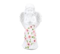 Statua Solare da Giardino con Angelo con Succulente, Adorabile per gli Amanti del Giardino, Statuetta Decorativa da Giardino per Giardino, Cortile, Laghetto, Prato