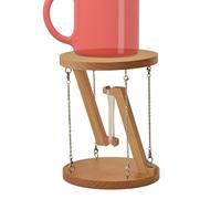 Statua sospesa, in legno scientifico galleggiante, decorazione per la casa, per ufficio, per interni ed esterni, per feste, uffici, ufficio, scrivania, porta di casa
