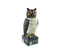 Statua spaventante a forma di gufo resistente alle intemperie, ideale per giardini e terrazze per tenere lontani gli uccelli.