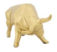 Statua Toro Decorativo 19,5x9,9x10,6 cm in Poliresina