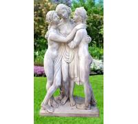 STATUA TRE GRAZIE ARREDO DA GIARDINO SCULTURE ESTERNO GIARDINO MARMO CEMENTO