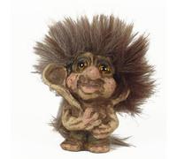 Statua Troll con cucchiaio di legno Portafortuna Nyform 840079