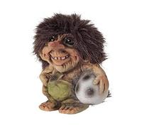 Statua Troll Portafortuna NYFORM 840014 in Latex con Pallone da Calcio
