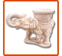 Statua vaso in cemento pietra fioriera da giardino esterno interno elefante