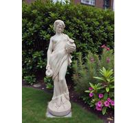 Statua Venere Acquaiola Donna Donzella Da Giardino Alt 88 cm In Cemento Antigelo