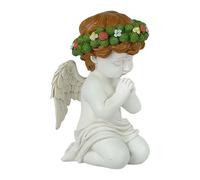 Statua Vintage Di Angelo Inchiodato Pregare - Ángel La Resina Inginocchiarsi Per Giardino | Ornamenti Preghiera | Decorazione Per Interni ed Esterni, Casa, Giardino, Statua Di Angelo Con