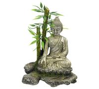 Nobby Aqua Ornaments Zen Statua con bambù, 12 x 9 x 16 cm, 1 Pezzo