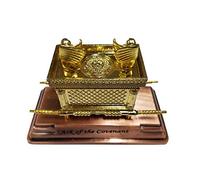 Statue Ark of the Covenant & Testimony replica su base in rame da Israele di Betlemme regali TM
